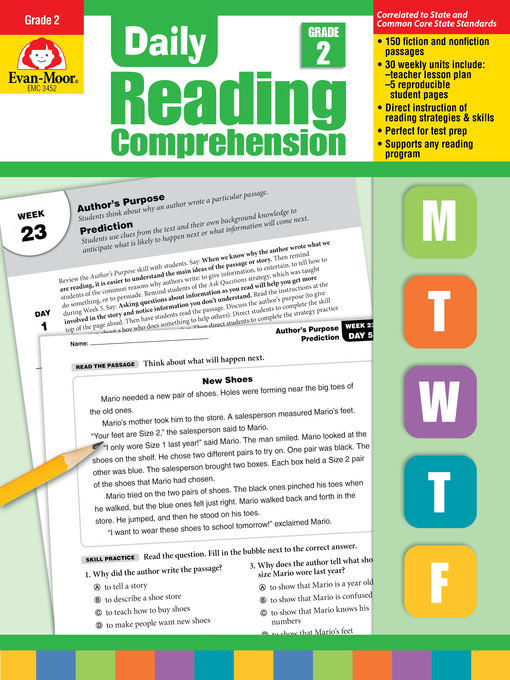 Title details for Daily Reading Comprehension, Grade 2 by Evan-Moor Educational Publishers - Available